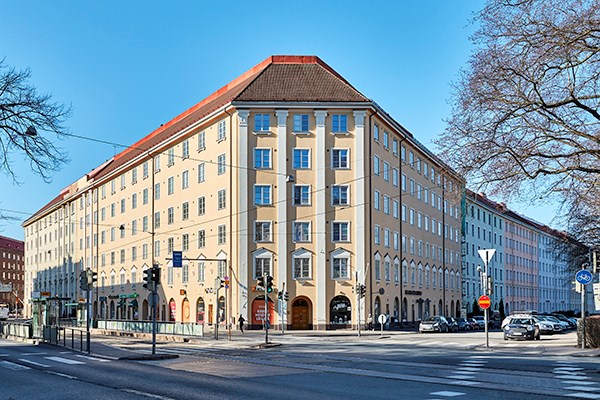 Fescon julkisivumaali Runeberginkatu Helsinki