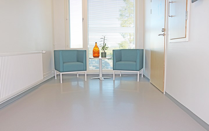 Siilinjärven terveyskeskus Decofloor Comfort Plus