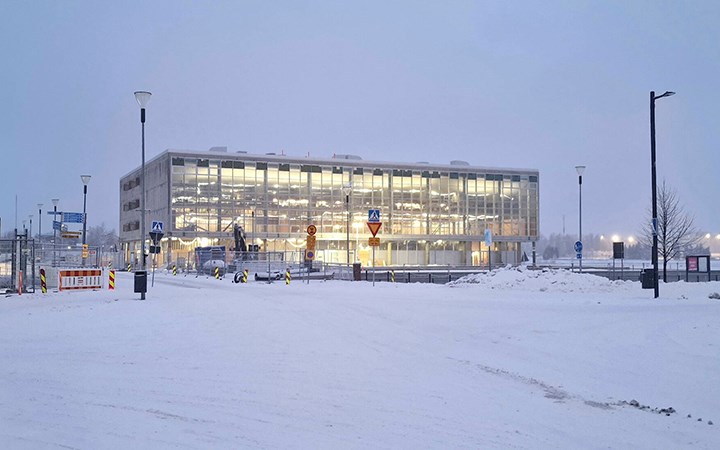 Oulun pääkirjasto peruskorjaus Fescon