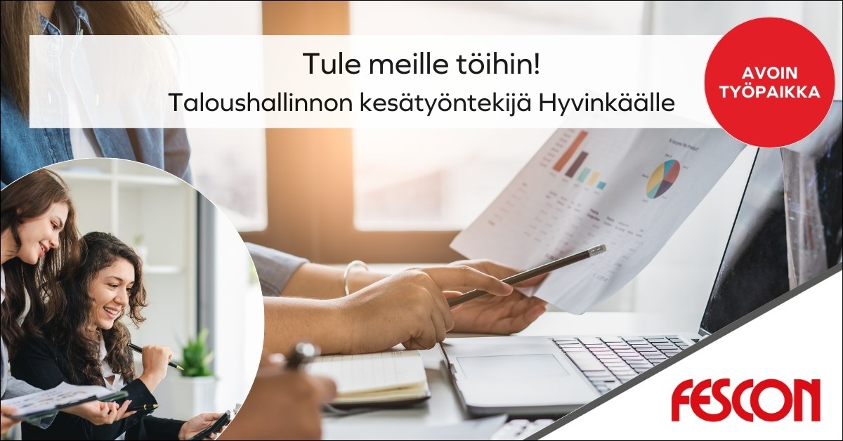 Fescon taloushallinnon kesätyöntekijä
