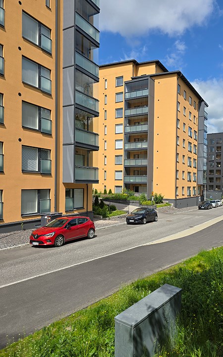 Linkkitorninkatu 3 Turku ohutrappaus-eristejärjestelmä