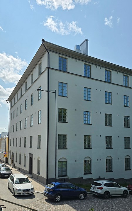 Henrikinkatu Turku paksurappaus-eristejärjestelmä