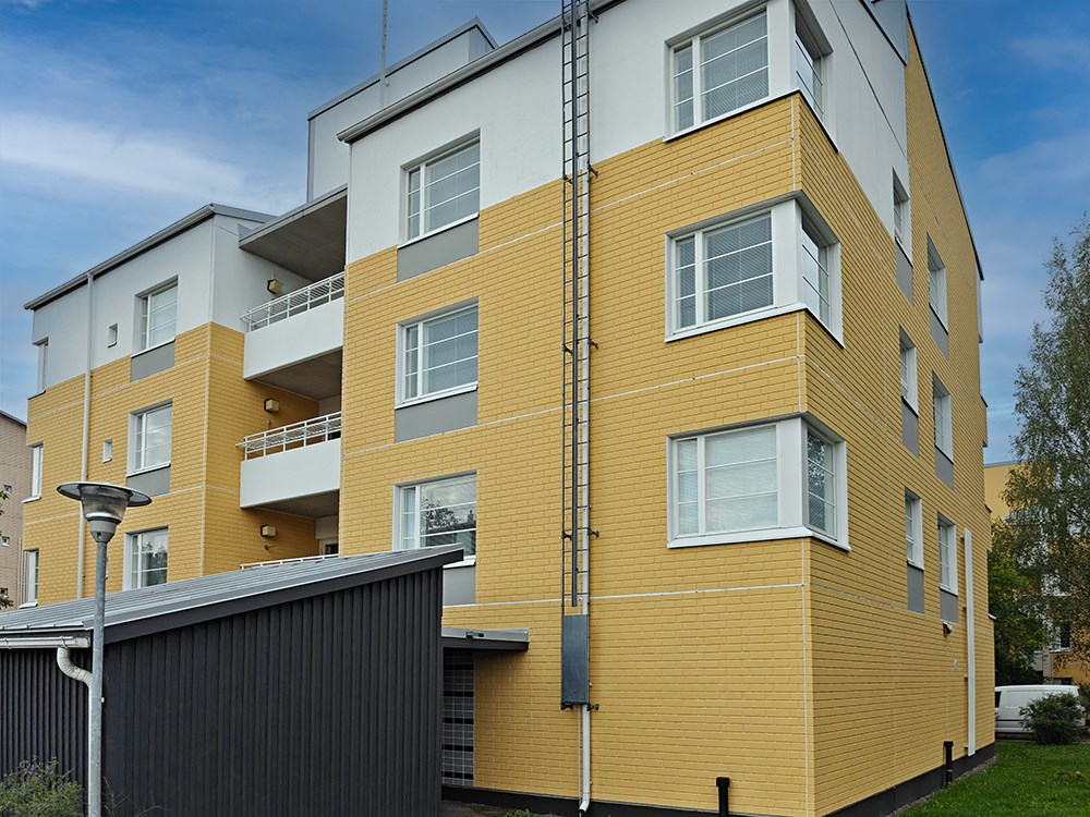 Julkisivumaalaus Fescon Fescosan-Julkisivumaali