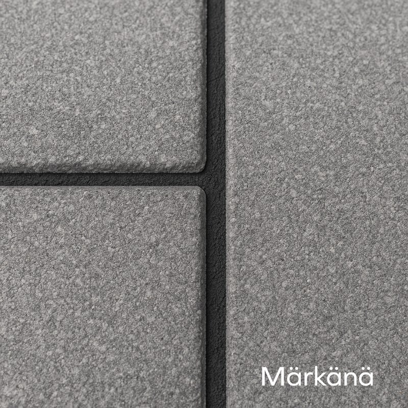 Fescon Kivisaumalaasti mustanharmaa