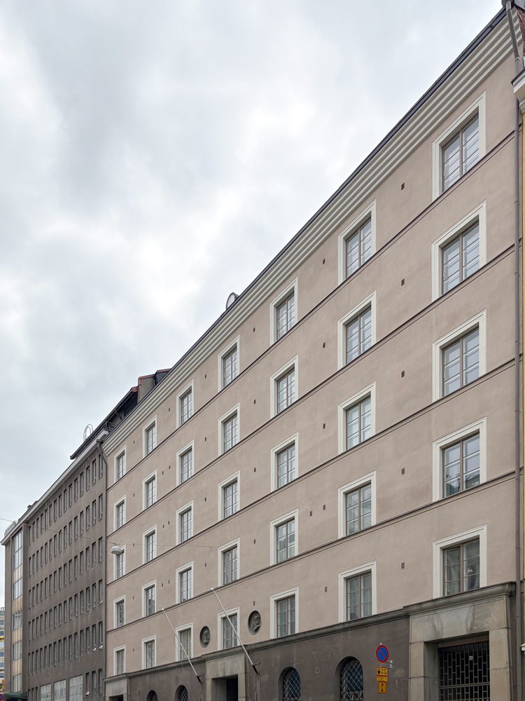 Hietaniemenkatu Fescon paksurappaus