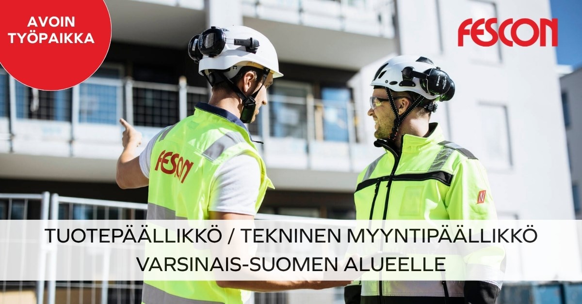Tekninen myyntipäällikkö Varsinais-Suomen alueelle